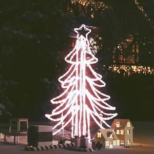 Hopfällbar julgran ljusslinga med LED varmvit 87x87x93 cm