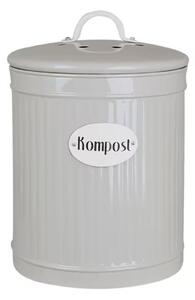 Strömshaga plåtburk Hugo beige - kompost