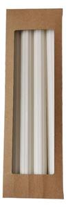 Inicio räfflade kronljus 4-pack - vit
