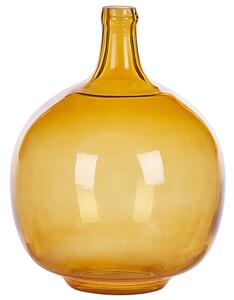 Blomvas 34 cm glas orange GOSHT Beliani