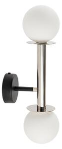 Vägglampa DAISY 2xG9/12W/230V skinande krom/svart/vit