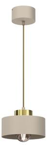 Chandeiler på snöre MARTI 1xE27/15W/230V beige/guld