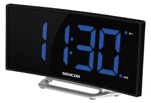 Sencor - Väckarklocka med LED display 1,5W/1xCR2032/5V svart