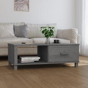 Soffbord mörkgrå 100x55x35 cm massiv furu
