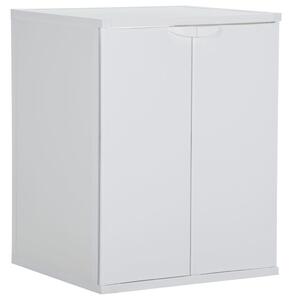Tvättmaskinsskåp vit 68,5x64,5x88 cm