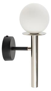 Vägglampa DAISY 1xG9/12W/230V skinande krom/svart/vit