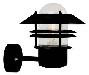 Nordlux - Vägglampa för utomhusbruk BLOKHUS 1xE27/60W/230V IP54 svart
