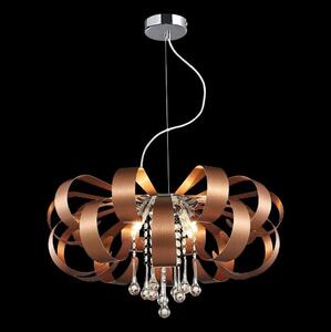 LUXERA 64408 - Kristallkrona med snöre RIBBON Kristall 6xG9/33W/230V