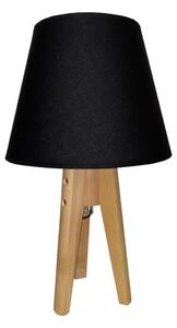 Bordslampa CONE 1xE27/60W/230V tall svart