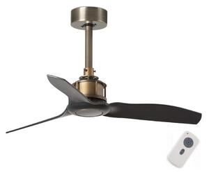 FARO 33429 - Takfläkt JUST FAN svart/guld + fjärrkontroll