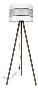Golv lampa CORAL 1xE27/60W/230V brun/vit/gyllene