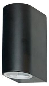 Searchlight - Utomhus Väggbelysning LEDO 2xGU10/6W/230V IP44 svart