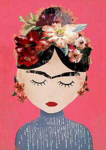 Illustration Frida (Pink Version), Treechild, (30 x 40 cm)