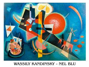 Konsttryck Kandinsky - Nel Blu, Wassily Kandinsky, (70 x 50 cm)