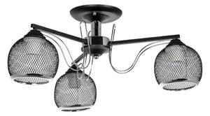 Hängande Ljuskrona 3xE27/60W/230V svart