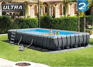 INTEX Poolset Ultra XTR Frame rektangulär 975x488x132 cm