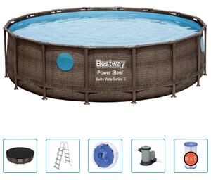 Bestway Poolset Power Steel 488x122 cm