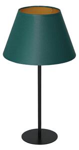 Bordslampa ARDEN 1xE27/60W/230V diameter 30 cm grön/gyllene