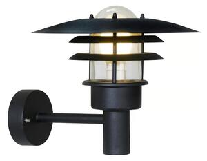 Nordlux - Vägglampa för utomhusbruk LONSTRUP 1xE27/60W/230V IP44 svart