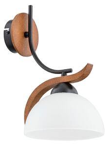 Vägglampa BAFIA 1xE27/15W/230V brun