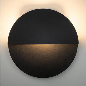 LED väggbelysning LUNA LED/7W/230V diameter 26 cm svart