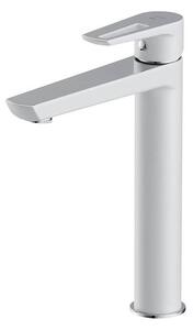Cersanit S951-355 - Kran till handfat MILLE 27 cm vit + avlopp