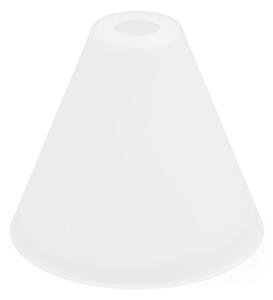Ersättningsglas till ljuskrona E27 diameter 23 cm vit