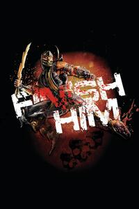 Konsttryck Mortal Kombat - Finish him, (26.7 x 40 cm)