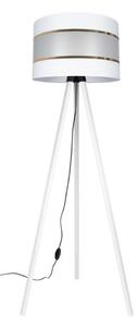 Golv lampa CORAL 1xE27/60W/230V vit/gyllene