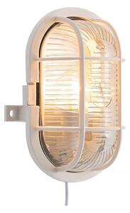 Nordlux - Vägglampa för utomhusbruk SKOTLAMPE 1xE27/60W/230V IP44 vit
