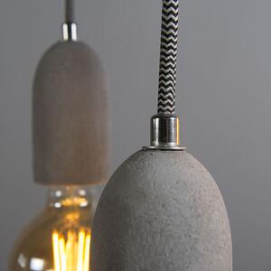 Industriell hängande lampa grå betong - Cava 3