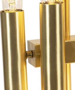 Art Deco hänglampa guld 24-ljus - Tubi