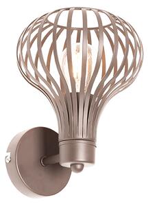 Moderne wandlamp bruin - Saffira