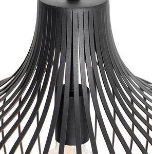 Modern hänglampa svart 38 cm - Saffira
