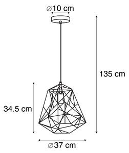 Industriell hängande lampa guld - Framework Basic