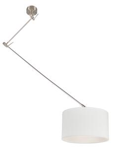Hängande lampstål med skugga 35 cm vit justerbar - Blitz I