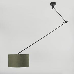 Hängande lampa svart med skugga 35 cm grön justerbar - Blitz I