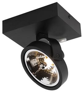 Design spot black justerbar 1-ljus inkl LED - Go