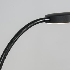 Modern golvlampa svart inkl. LED - Trax