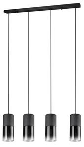 Modern hängande lampa svart 4-ljus - Huygen