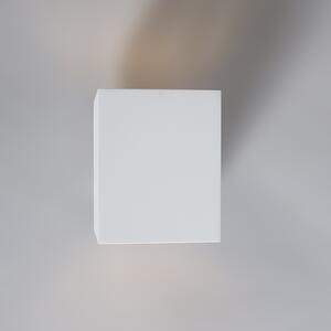 Modern vägglampa fyrkantig vit - Sola