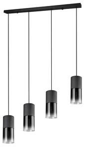 Modern hängande lampa svart 4-ljus - Huygen