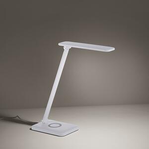 Design bordslampa vit inkl. LED med touchdimmer - Tina