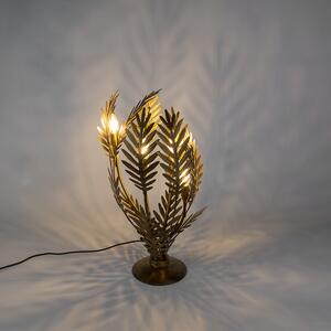 Vintage Bordslampa Stor Guld - Botanica