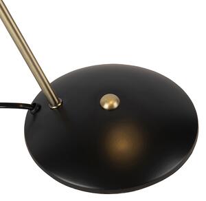 Retro bordslampa svart med brons - Milou