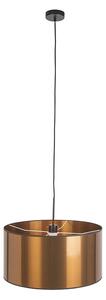 Art Deco hängande lampa vit med kopparskugga 50 cm - Combi 1
