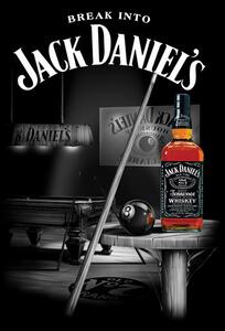 Poster, Affisch Jack Daniel's - pool room, (61 x 91.5 cm)