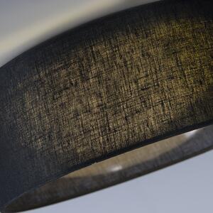 Taklampa svart 28 cm inkl LED - Drum Combi