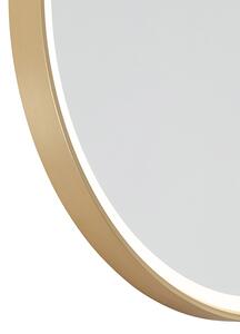 Modern vägglampa guld inkl. LED IP44 med spegel - Miral