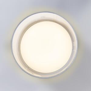 Taklampa vit 28 cm inkl LED - Drum Combi